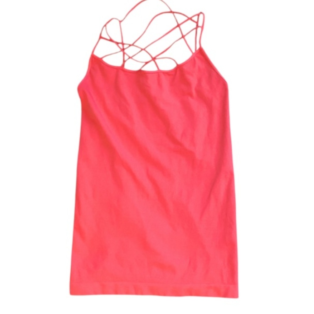 CLEARANCE 3/$15‎ Nikibiki Triple Cross Seamless Tank Top Womens One Size Pink